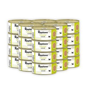 Applaws Tuna Fillet With Seaweed in Broth Cat Food - 156G (Pack Of 24)