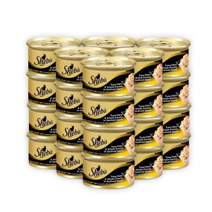 Sheba Tuna & Prawn in Sea Food Wet Cat Food - 85G (Pack Of 24)