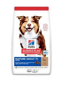Hill’s Science Plan Medium Mature Adult 7+ Dog Food With Lamb & Rice -2.5KG