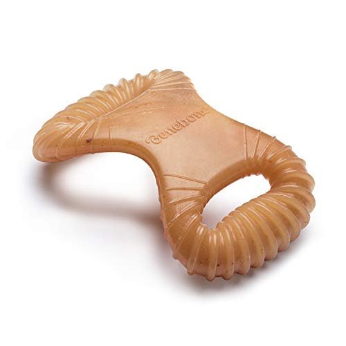 Benebone Dental Dog Chew Toy For Ag Gessive Chewers Chicken Flavor Small