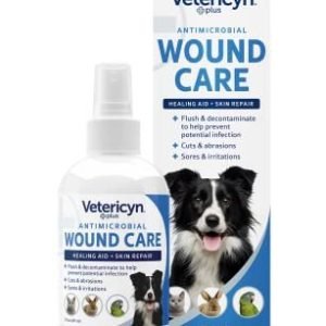 Vetericyn Plus Antimicrobial All Animal Wound And Skin Care ? 3OZ Blue