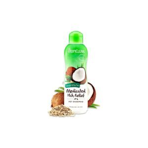 Tropiclean Medicated Itch Relief Cat & Dog Shampoo Oatmeal And Tea Tree - 355ML