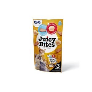 Inaba Juicy Bites Fish And Clam Flavor - 33.9G (Pack Of 3)