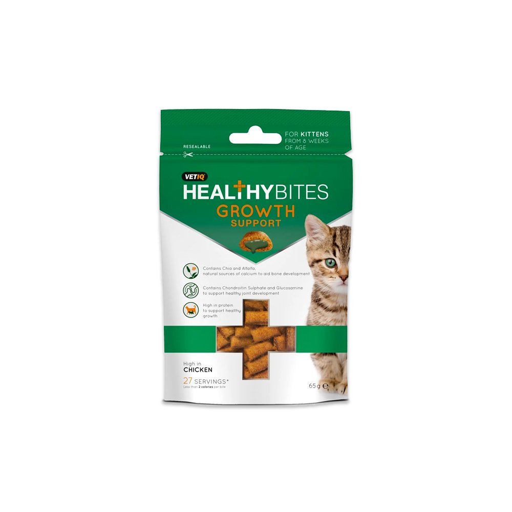 Vetiq Healthybites Growth Support Cat Treats - 4X 65G